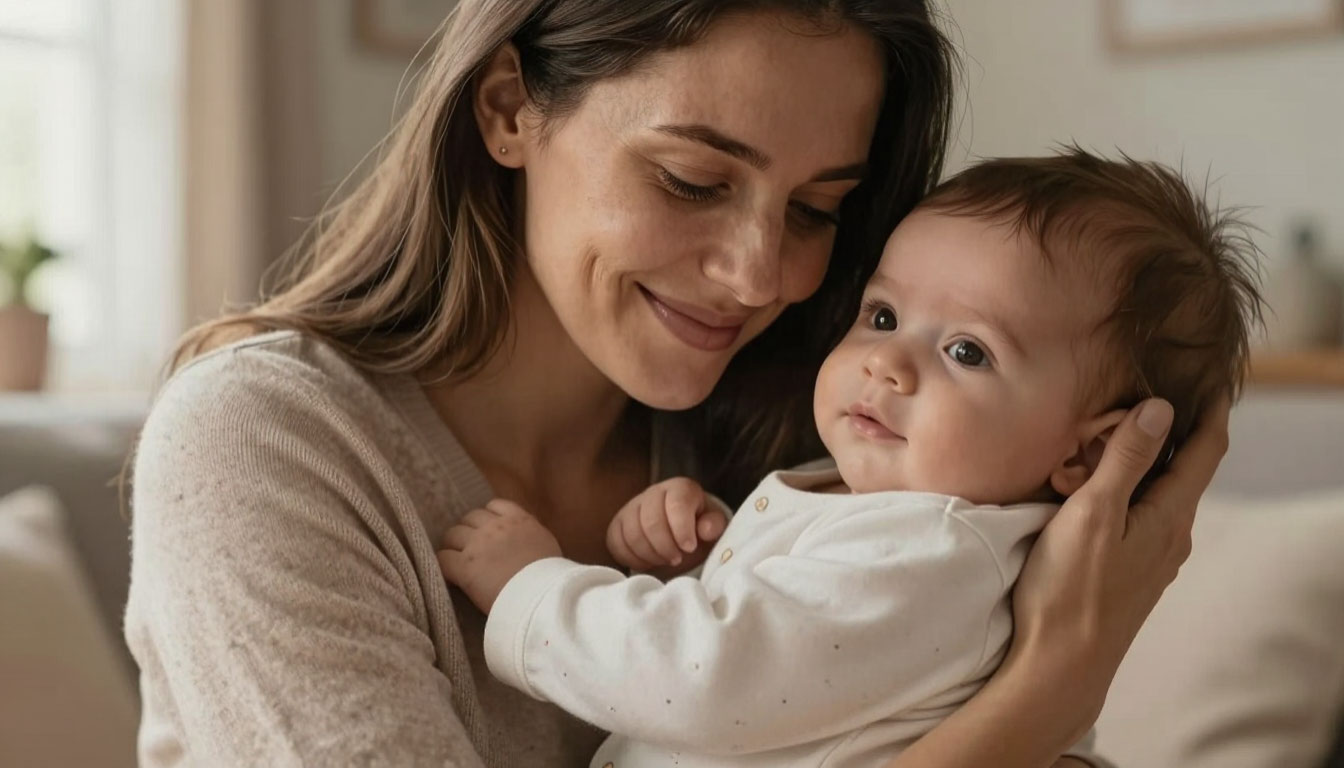 мама с ребеночком у которого ничего не болит